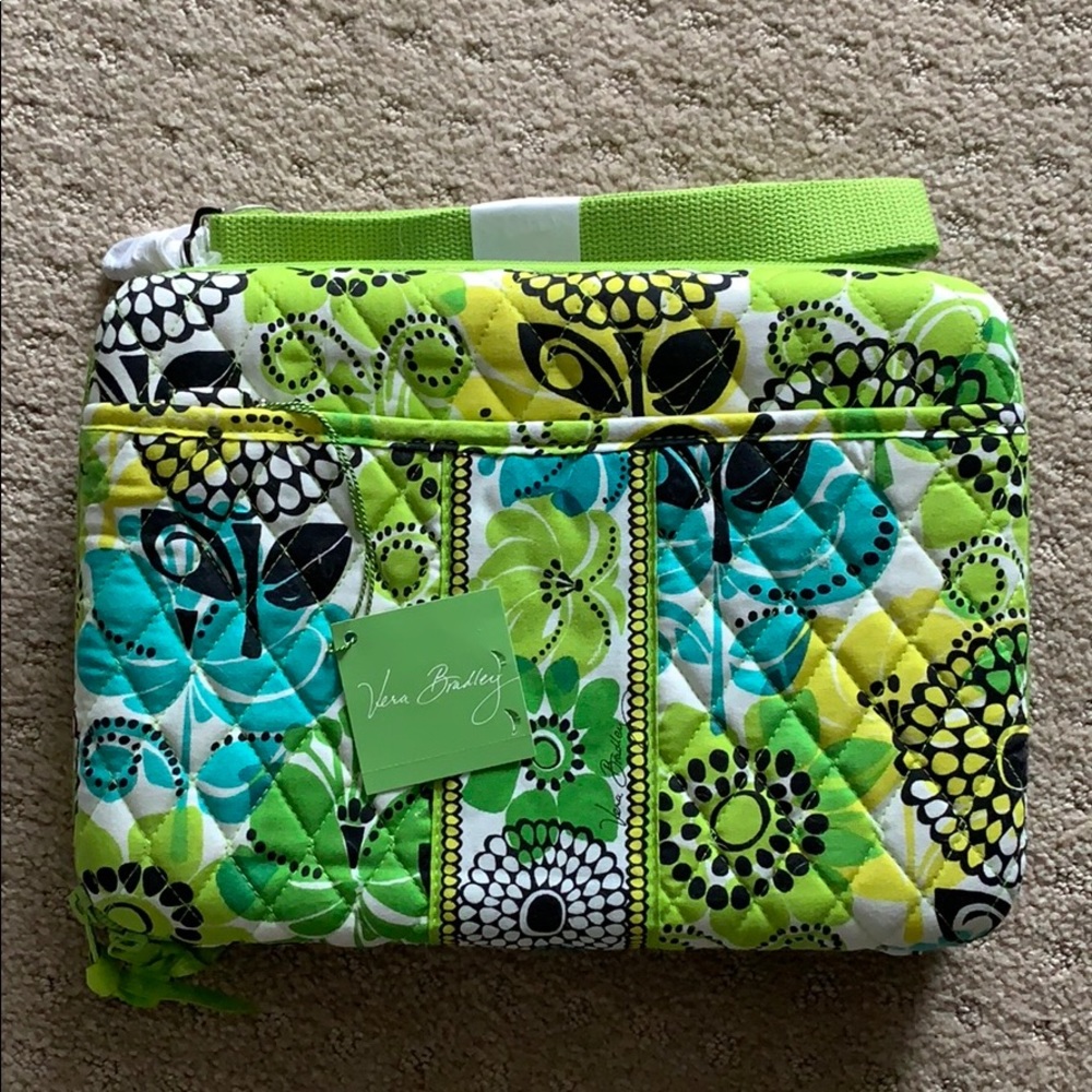Vera Bradley Mini Laptop Case Lime’s Up
